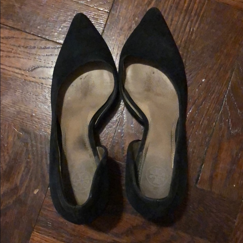 Tory Burch suede pumps